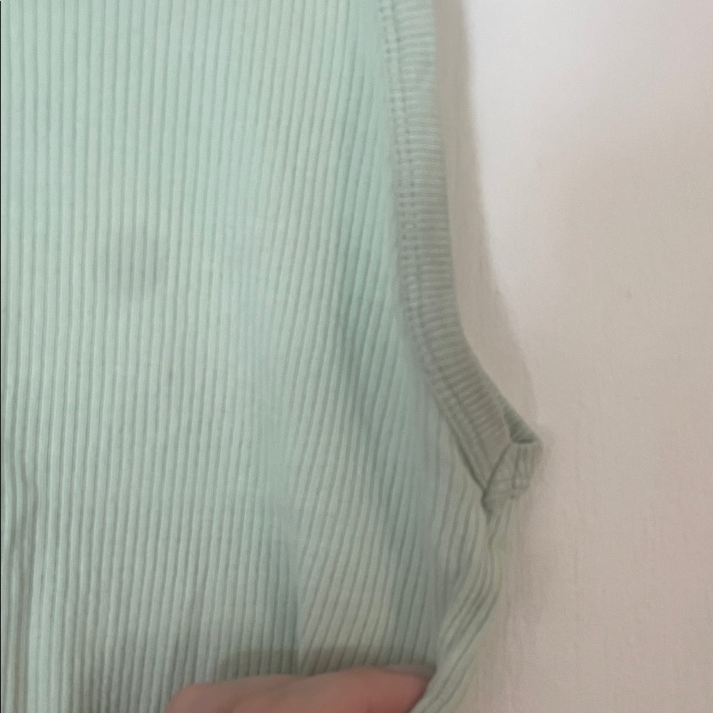 Ardene Mint Green Ribbed Tank Top - Picture 4 of 4